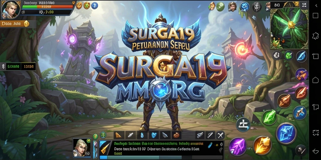 Tampilan gameplay MMORPG SURGA19 yang memukau dan interaktif.